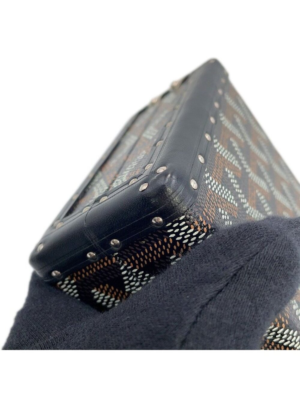 Goyard Shoulder Bag Minaudier Leather Black - Picture 7 of 10